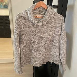 Grey Turtleneck Sweater
